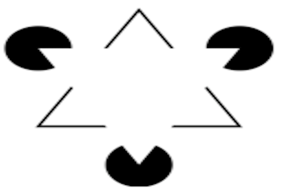 illusione triangolo di Kanisza