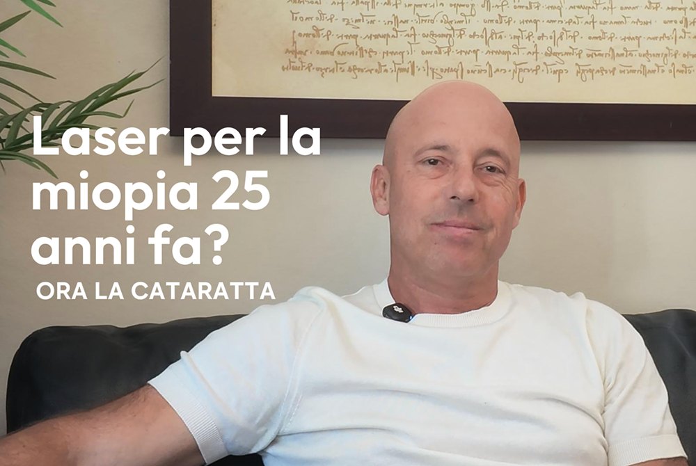 Dr. Alberto Bellone spiega la cataratta dopo il laser per la miopia